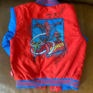 Disney marvel Spider-Man Varsity Jacket size 3